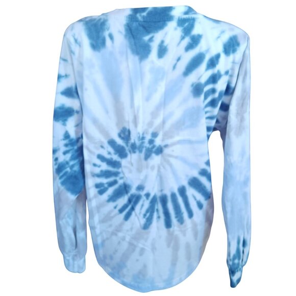 Small Vintage Women's T-shirt South Padre Island Texas Tie-Dye Long Sleeve 90's - Picture 5 of 6